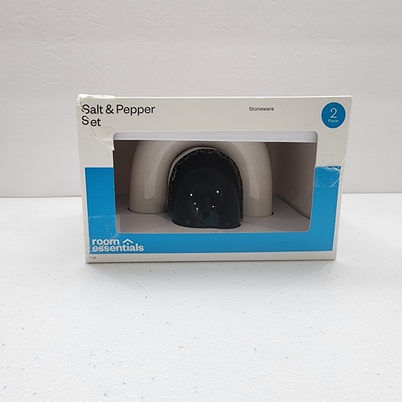 Essentials Other - Arches Salt &Pepper Stoneware Shakers Room Essentials New In Box